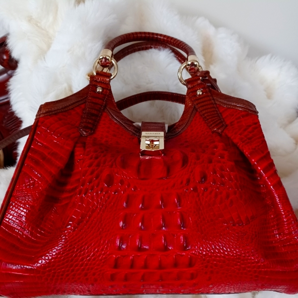 NWT And Dust Bag Brahmin Chutney Purse With Key Chain